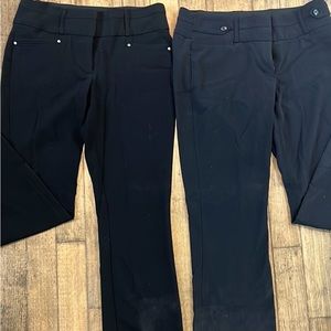 2 candies women black dress slacks